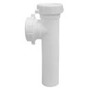 1-1/2 x 6-7/10 in. Plastic Slip Joint End Outlet Tee with Baffle