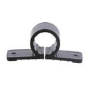 Jones Stephens Black Plastic 2-Hole Pipe Clamp 
