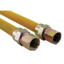 Jones Stephens Yellow 3/4 x 1/2 in. FIPS Gas Connector with Fitting in Yellow 