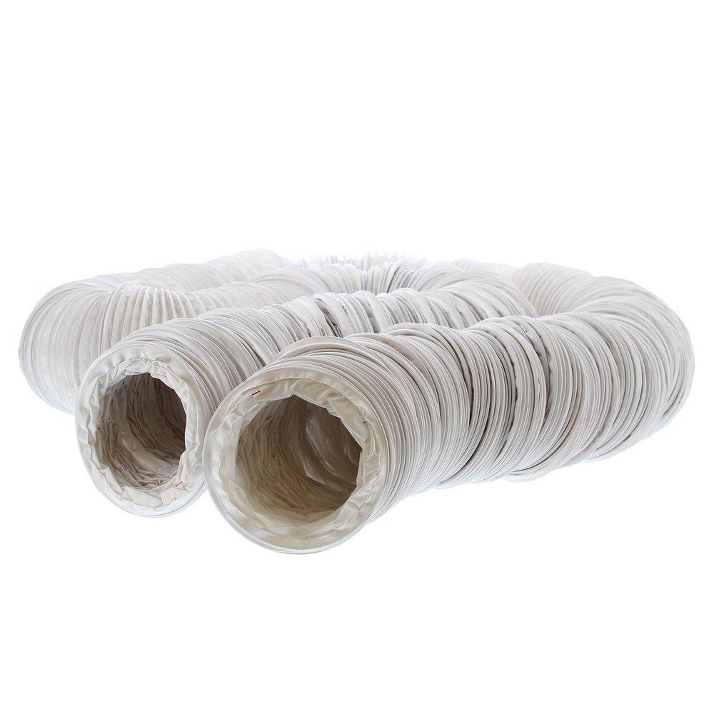 Jones Stephens White 3 in. Vinyl Flex Hose in White 