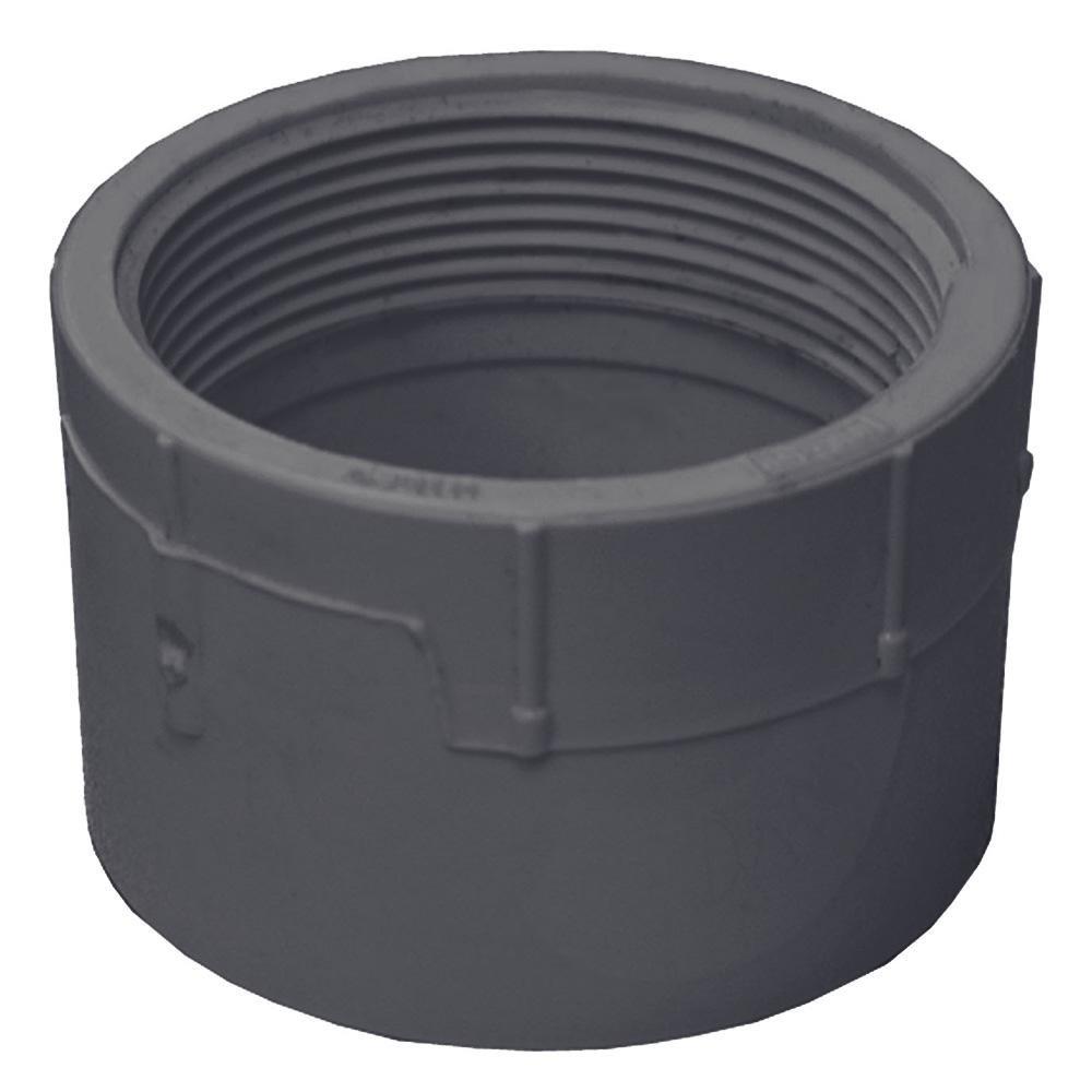 Jones Stephens Female Threaded Schedule 40 PVC Pipe Fit Base 