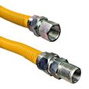 Jones Stephens Yellow 3/4 x 1/2 in. FIPS Gas Connector with Fitting in Yellow 