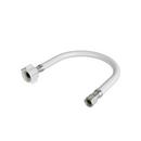 Jones Stephens White 3/8 x 7/8 in. Braided Nylon Toilet Flexible Water Connector 