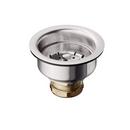 Jones Stephens Stainless Steel 4-1/2 in. Deep Cup Strainer with Rolled Edge Basket 
