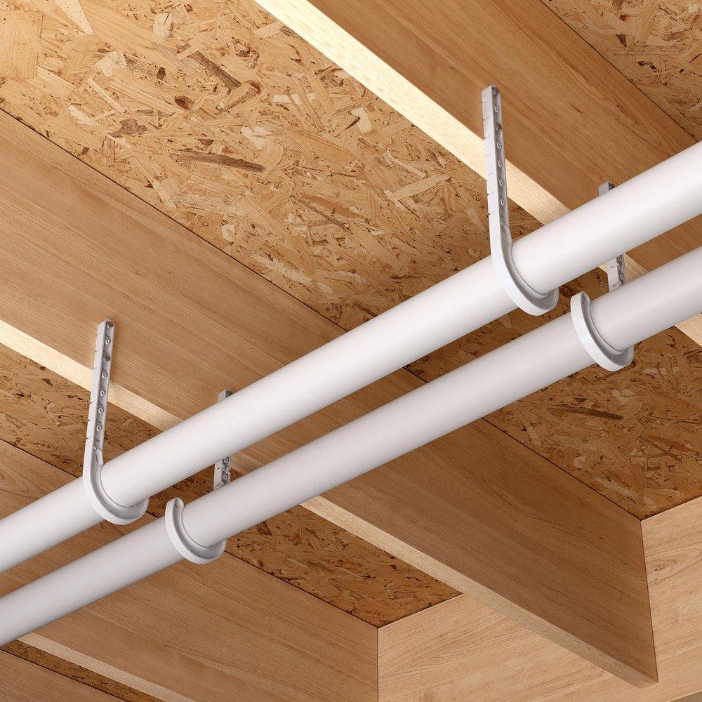 Jones Stephens White 1/2 in. J Hook 