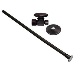 Closet Supply and Stop Kit in Old World Bronze