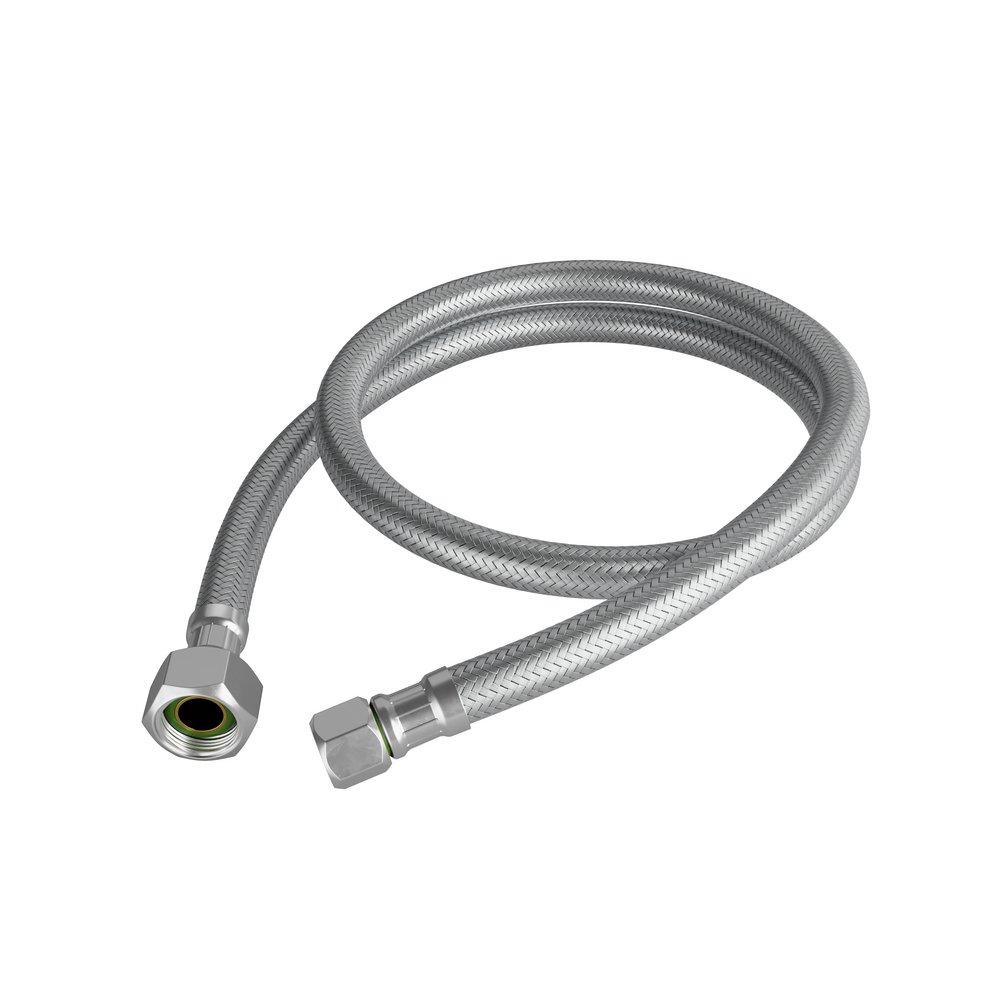 Jones Stephens Stainless Steel 1/2 in. Stainless Steel Faucet Flexible Water Connector 