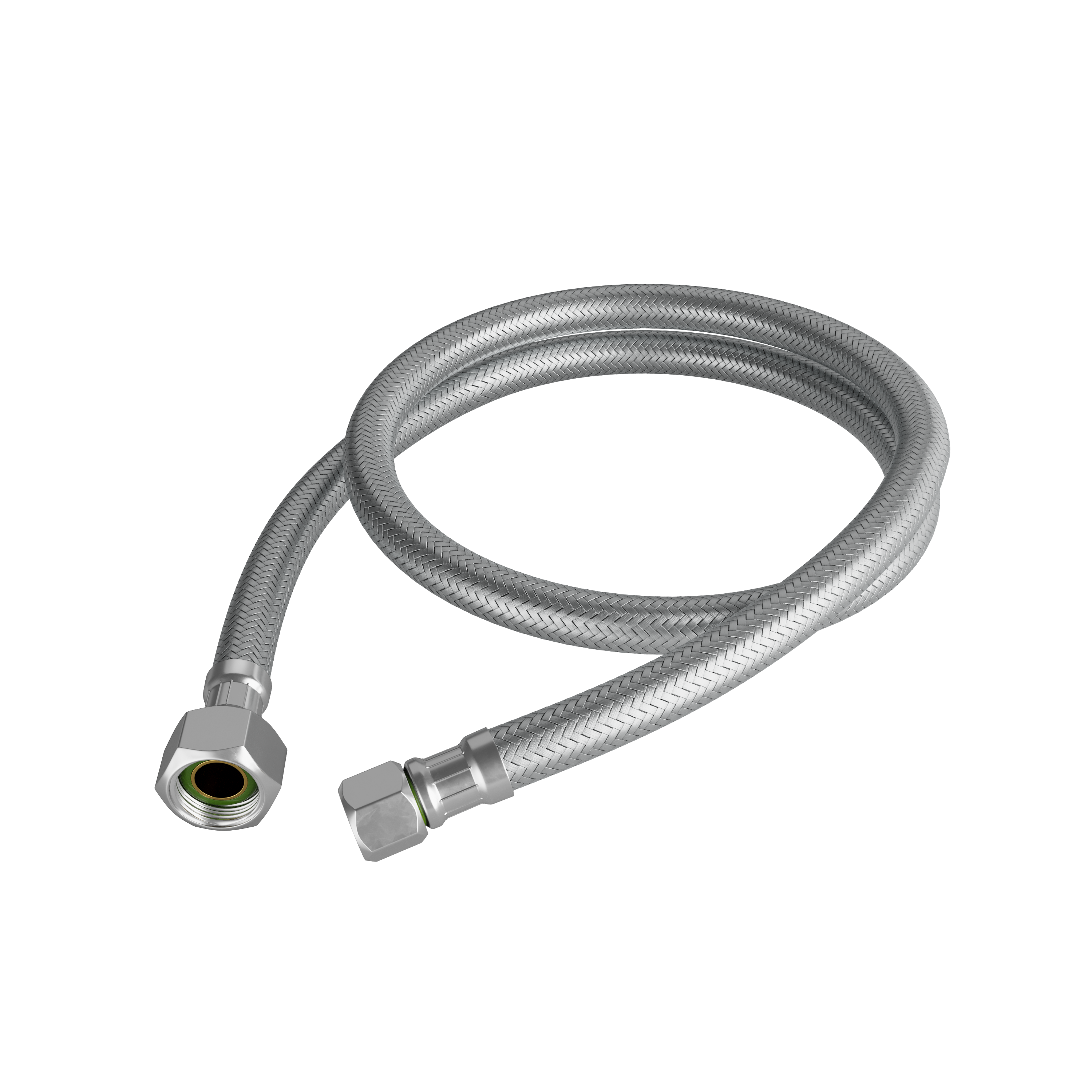 Jones Stephens Stainless Steel 1/2 in. Stainless Steel Faucet Flexible Water Connector 