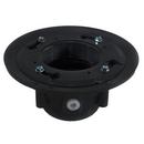 4 in. PVC Heavy Duty Drain Base with Clamping Ring and Primer Tap, for 4 in. Spud 