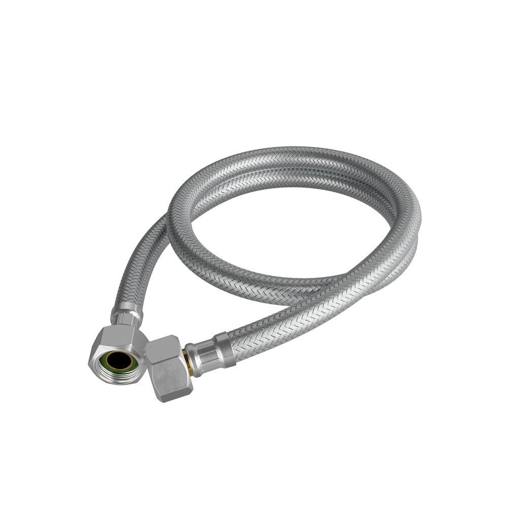 Jones Stephens Stainless Steel 1/2 in. Braided Stainless Faucet Flexible Water Connector 