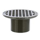 Jones Stephens Brushed Nickel 2 in. Brass Round Strainer 