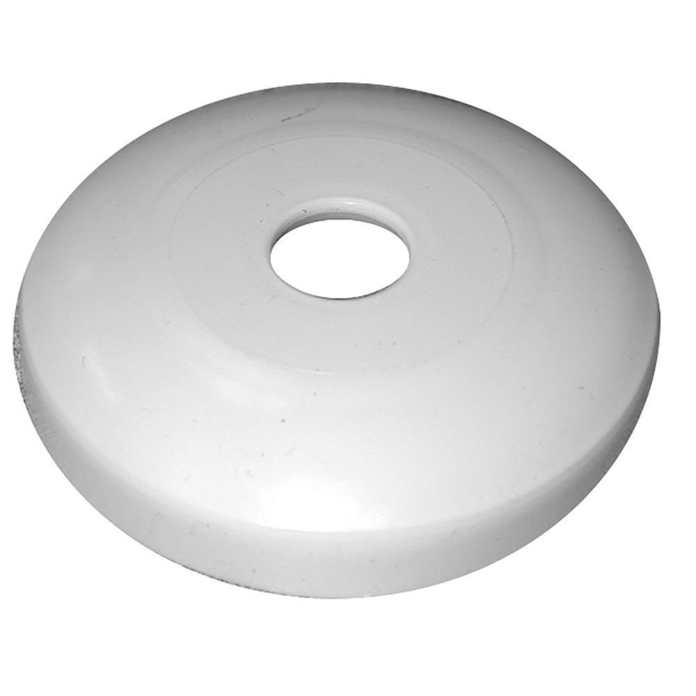 Jones Stephens White HDPE Escutcheon in White 