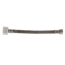 1/2 in. Comp. x 7/8 in. BC x 9 in. Braided Stainless Steel Toilet Connector