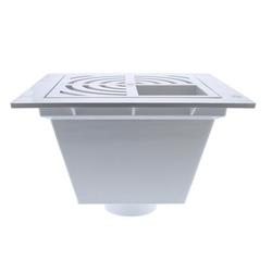 12 x 12 x 7-7/8 in. Floor Mount Plastic Floor Sink