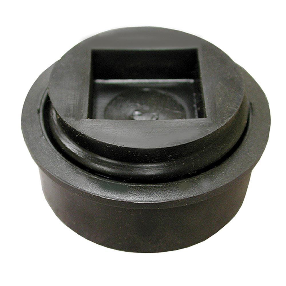 2 in. DWV Test Plug in Black 