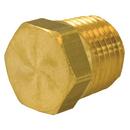 1/8 in. Yellow Brass Plug with Hex Head 