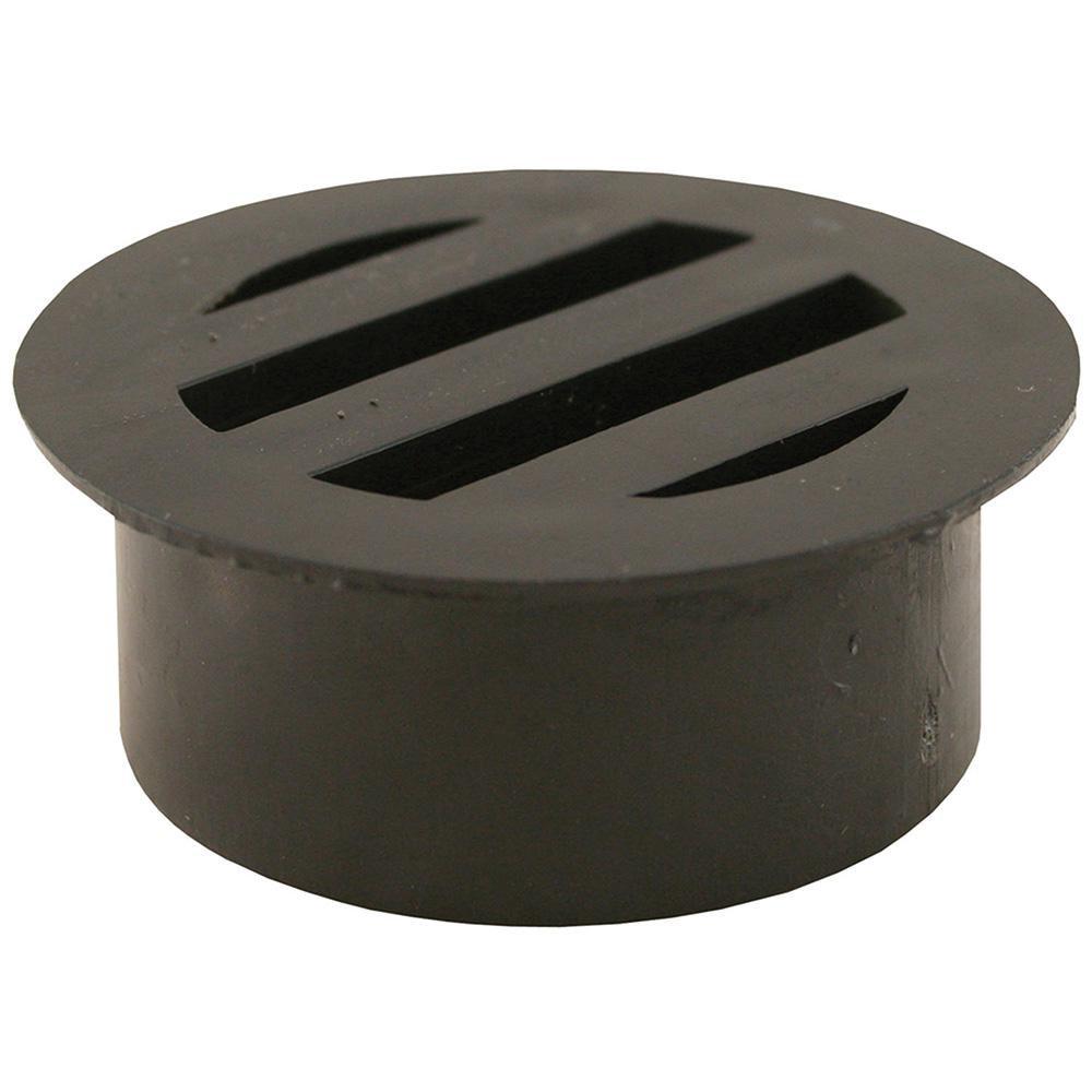 4 in. ABS Snap-In Drain with 4-1/2 in. Plastic Strainer 