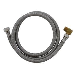 1/2 in. Comp. x 3/8 in. Comp x 48 in. Braided Dishwasher Connector with 3/8 in. MIP 90&deg; Elbow
