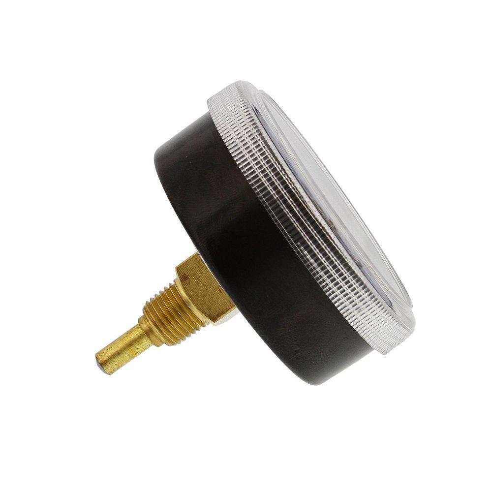 Jones Stephens Black 2-1/2 x 1/4 in. NPT Face Angle Tridicator with 1 in. Stem 