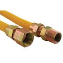 Jones Stephens Yellow 1/2 x 3/4 in. FIPS Gas Connector with Fitting in Yellow 