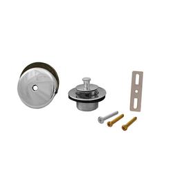 Chrome Plated One-Hole Friction Lift Tub Drain Trim Kit