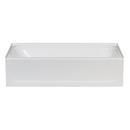 E.L. Mustee & Sons White 60 x 30 in. Soaker Alcove Bathtub Right Drain 