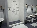 Tile Redi USA Polished Chrome 42 in. Rectangle Shower Base 
