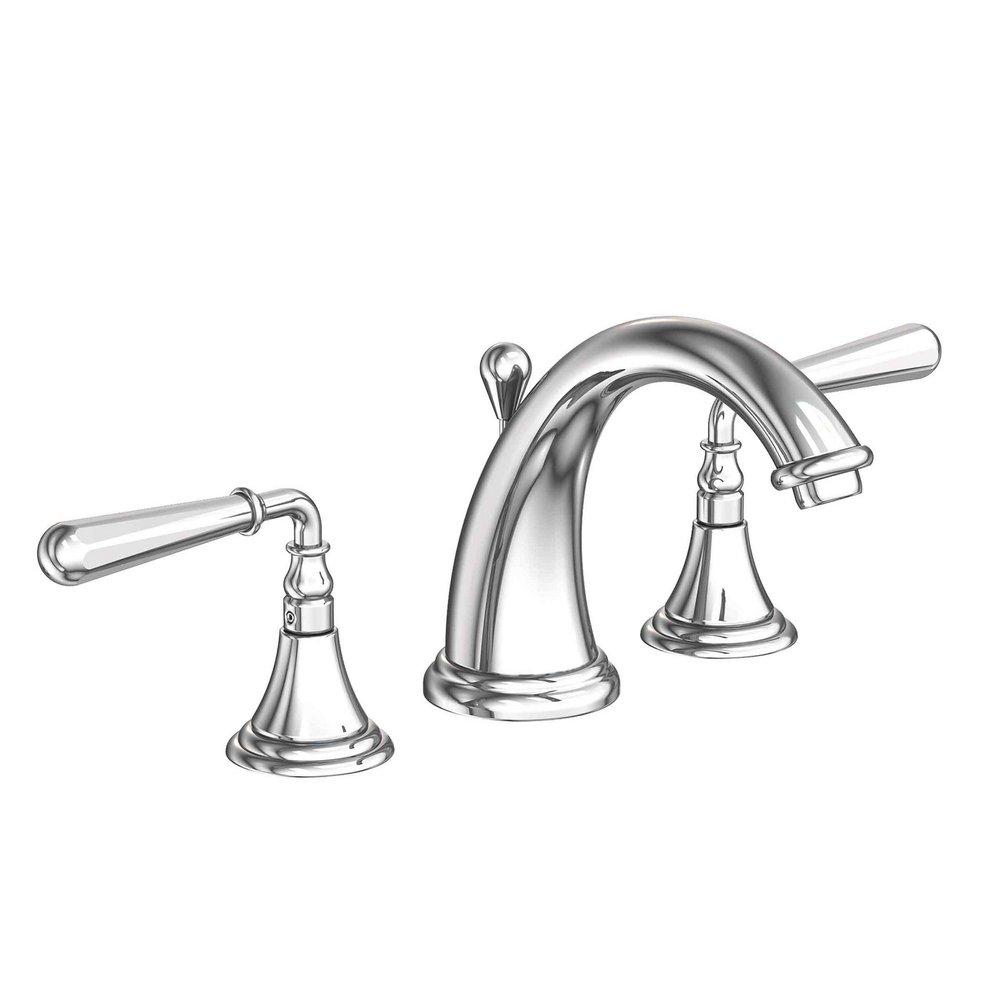 Newport Brass Polished Chrome Two Handle Widespread Bathroom Sink Faucet 