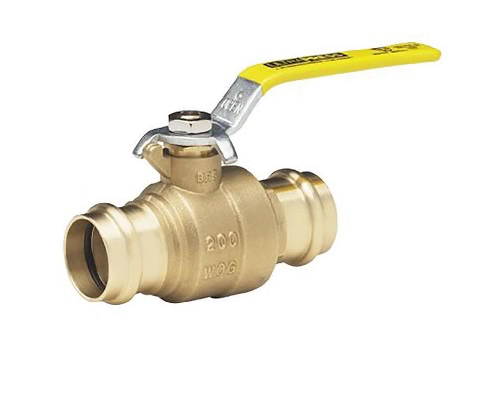 Milwaukee Valve Forged Brass Full Port Press 200# Ball Valve 