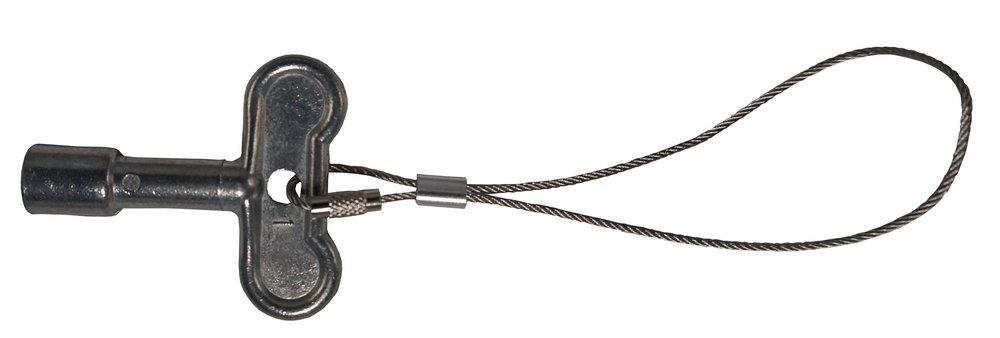 PRIER Products Aluminum Loose Key with Lanyard 