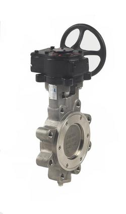 24 Stainless Steel Stainless Steel 150# Lug HP Butterfly Valve Gear Operator