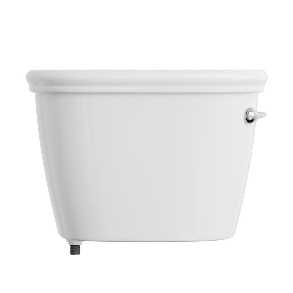 PROFLO&reg; White 1 gpf Pressure Assist Toilet Tank with 12 in. Rough-In with Right Hand Lever 