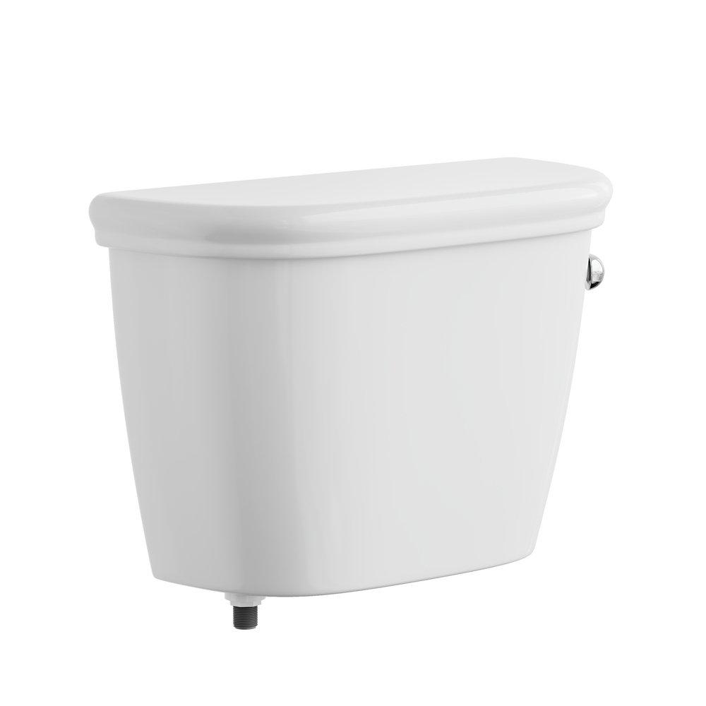 PROFLO&reg; White 1 gpf Pressure Assist Toilet Tank with 12 in. Rough-In with Right Hand Lever 