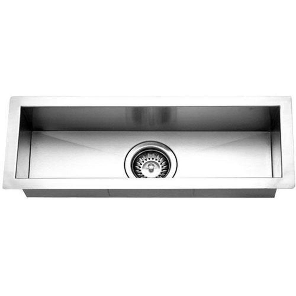 Houzer Stainless Steel Undermount Rectangular Bar Sink 