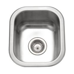 14-3/8 x 12-1/2 in. Undermount Stainless Steel Bar Sink in Lustrous Satin