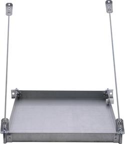 Wall Mounted Equipment Platform supports up to 50 gal. Water Heater