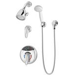 Single Handle Dual Function Shower System in Polished Chrome