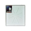 32 in. Plastic Drain Pan in White