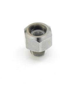 3/8" Compression Check Valve Assembly (Female x Male), Chrome-Plated Brass