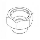 T&S Brass Polished Chrome Adapter 