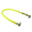 T&S Brass Yellow 3/4 in. NPT x 48 in. Gas Hose Quick Disconnect, 2-SwiveLinks, 2-Elbows, & AG-RC Restraining Cable 