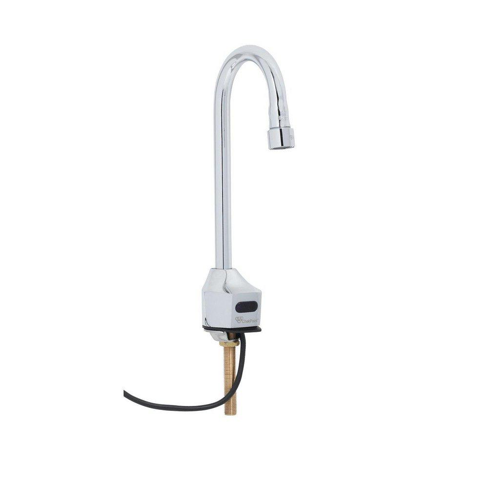 T&S Brass Polished Chrome No Handle Deck Mount Service Faucet 