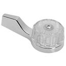 BrassCraft Clear/Polished Chrome 3-7/8 in. Acrylic Handle in Clear with Polished Chrome 