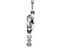 KOHLER Polished Chrome Flush Valve Assembly 