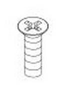 KOHLER Polished Chrome Brass Screw 