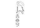 KOHLER Polished Chrome Spout Kit Chrome 