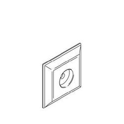 Metal Escutcheon in Chrome