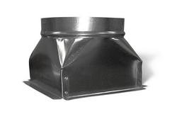 10-1/2 in x 16 in x 16 in Duct Square-To-Round