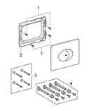 GROHE Chrome Skate Air Actuator Plate 