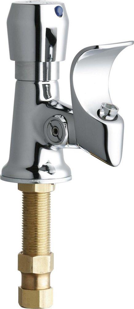 Chicago Faucets Polished Chrome Push Button Handle Bubbler 